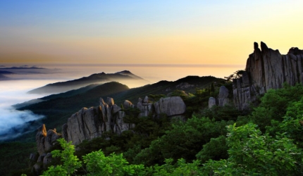독특한 비경이 함께하는 용봉산자연휴양림,충청남도 홍성군