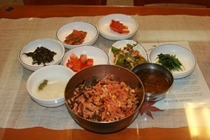 ★약채산채정식(산채비빔밥),충청북도 보은군,지역음식