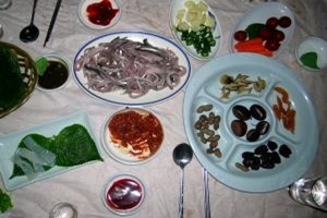 망덕 전어요리(구이, 회무침, 젓갈, 회),전라남도 광양시,지역음식
