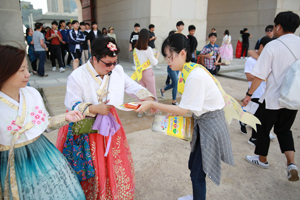 2018청원생명축제를 앞두고, 서울 광화문 홍보 눈길