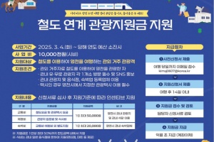 영천여행, 기차타고 가면 최대 5만원까지 지원