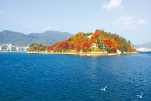 창원시, 가을 단풍 명소 ‘돝섬’으로 오세요