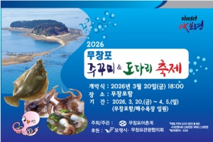 보령의 대표 수산물 축제, 무창포 주꾸미&도다리 축제 20일 개막
