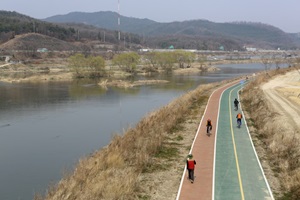 금호강 자전거길에서 친구에게 보내는 힐링편지,대구광역시 북구