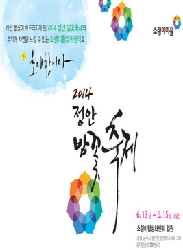 정안밤꽃축제,지역축제,축제정보