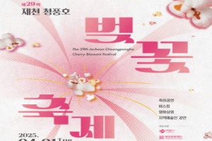 제천시, 팝콘 닮은 벚꽃 가득! 제29회 제천 청풍호 벚꽃 축제 개최(축소 운영)