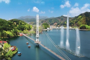 예산군, 예당호출렁다리 누적 방문객 900만명 돌파!