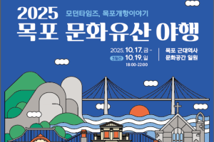 2025 목포 문화유산 야행, 10월 17일 개막