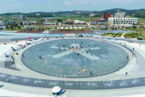 홍성군, 대한민국 힐링의 명소, 남당항 음악분수, 17일 개장