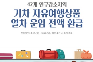 영월군, 코레일 충북본부, 영월 1박2일 체류형 관광상품 출시